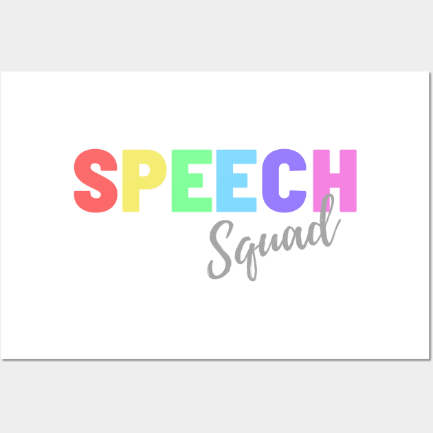 Speech Squad Wall Art by 30.Dec